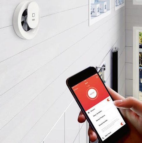 Умный вытяжной вентилятор PAX NORTE WHITE белый 110 м3/час для ванной комнаты SMART (управление смар Киев - изображение 3