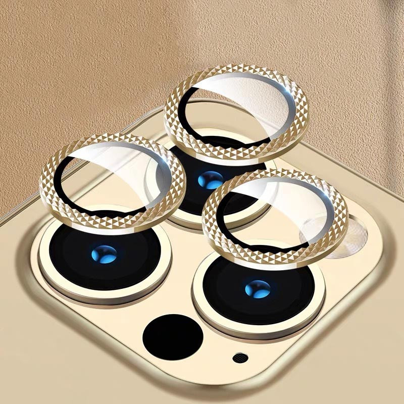 Защитное стекло Metal Shine на камеру (в упак.) для Apple iPhone 12 Pro / 11 Pro / 11 Pro Max Херсон - изображение 3