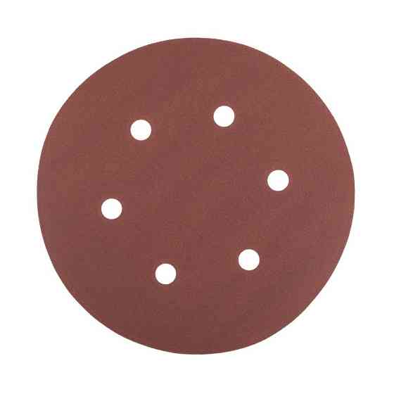 Круг шлифовальный на липучке MASTERTOOL 225 мм/6 отв P150 набор 5 шт 08-2015-H Харків