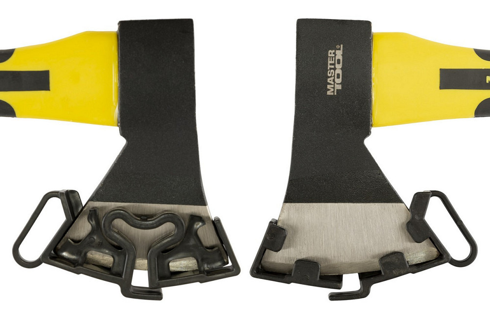 Топор MASTERTOOL 600 г HRC 50 рукоятка фиберглассовая 390 мм 05-0201 Харків - зображення 4