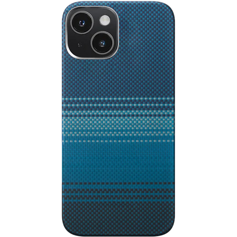 Чехол PC Carbon Protection Slim with MagSafe для Apple iPhone 15 (6.1") Херсон - зображення 2