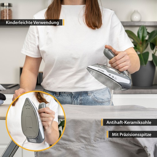 Утюг First FA-5640-3 1100 Вт серый Киев - изображение 3