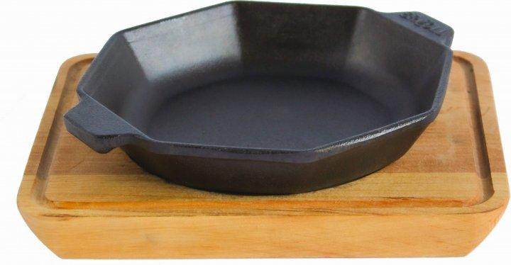 Сковорода чавунна з підставкою Brizoll Horeca H8-1625-D 16 см Київ - зображення 1