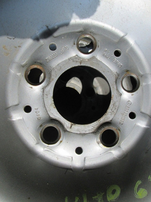 Диск колесный металлический R16 Mercedes Vito 639 2004-2014 Ковель - зображення 3