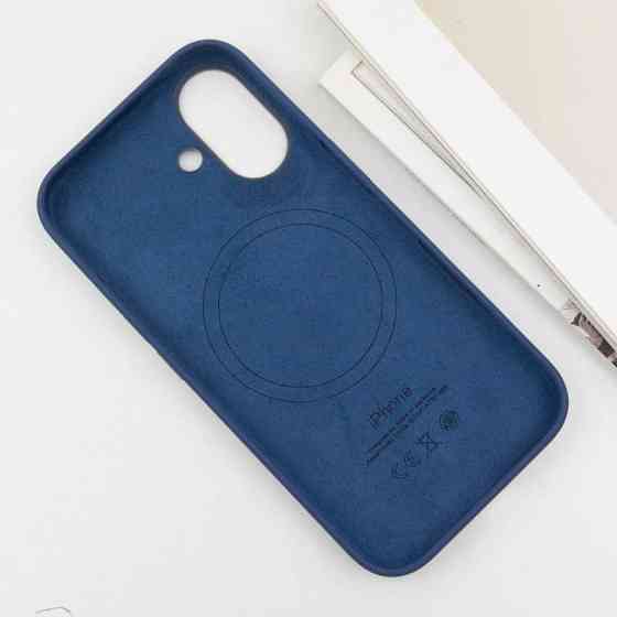 Уценка Чехол Silicone case (AAA) with Magsafe and Animation (button) для Apple iPhone 16 (6.1") Херсон
