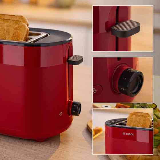 Тостер Bosch MyMoment TAT2M124 950 Вт красный Київ