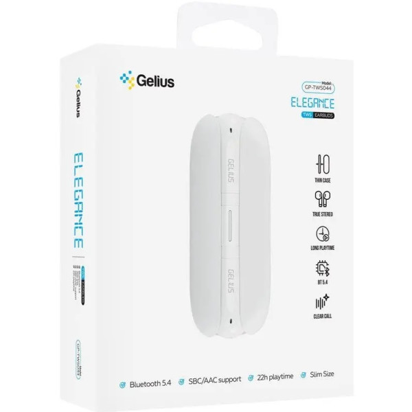Bluetooth-гарнітура Gelius Elegance GP-TWS044 White (Код товару:41719) Харків - зображення 5