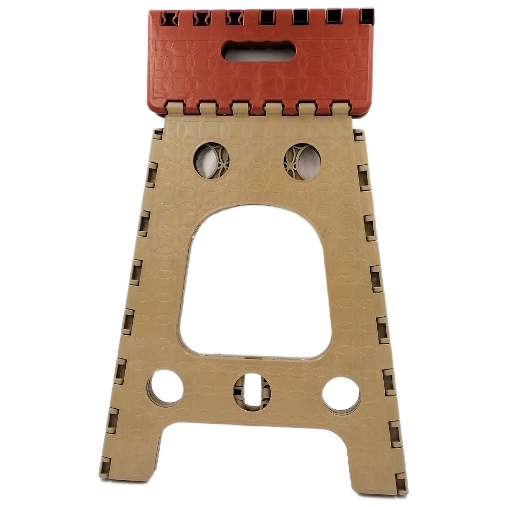 Табурет раскладной Planet 45 см коричнево-бежевый Киев - изображение 2