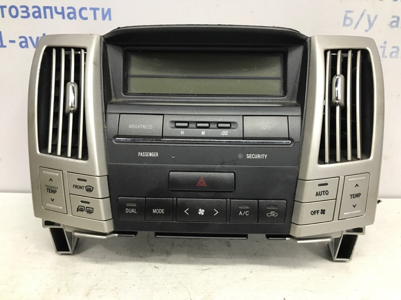 Блок управления климат-контролем Lexus RX 350 XU30 3.5 БЕНЗИН 2GRFE 2003 (б/у) Київ - зображення 1