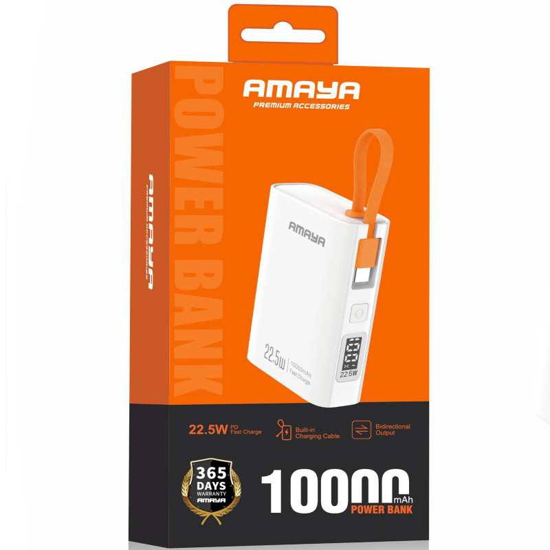 Уценка Портативное ЗУ Power Bank Amaya FD50 22.5W with display and cable 10000 mAh Херсон - зображення 2