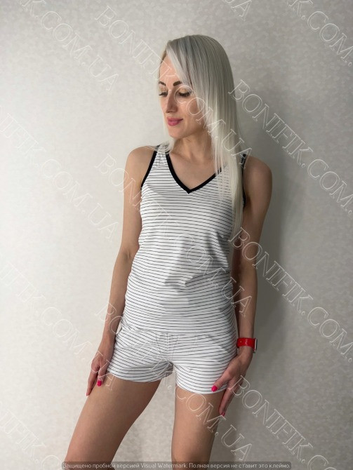 Комплект домашней пижамы из коллекции "Strip Life" (16154) (арт. 1639) Кривий Ріг - зображення 1