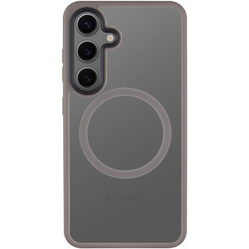 TPU+PC чехол Metal Buttons with MagSafe Colorful для Samsung Galaxy S25+ Херсон - зображення 2