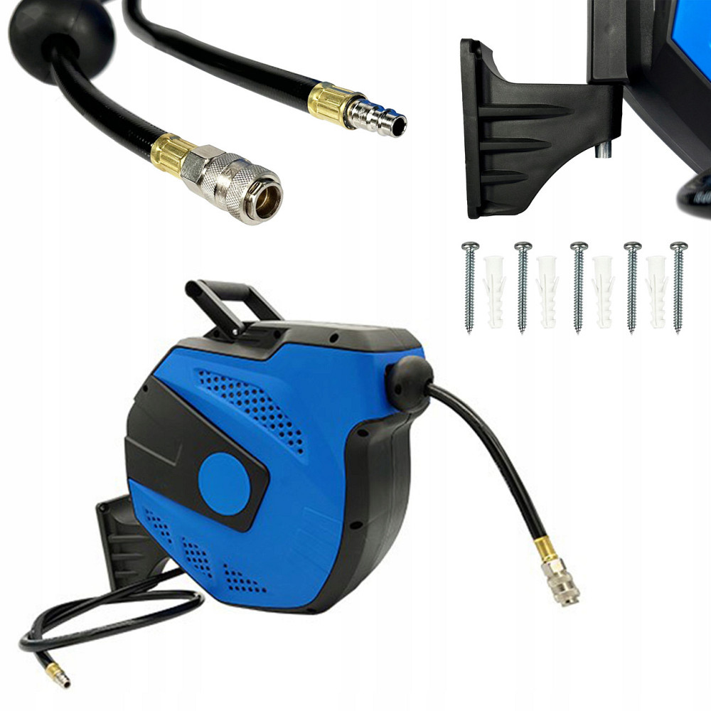 Шланг быстросъемный на катушке 12x16мм, 15м AIRKRAFT AHC-35E Харьков - изображение 2