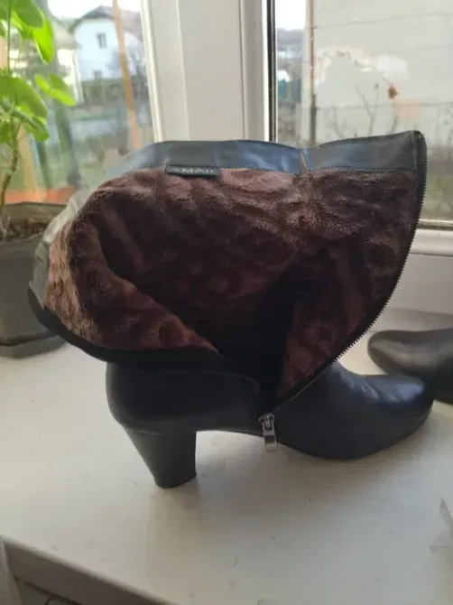 Шкіряні зимові черевики. Львів - зображення 2