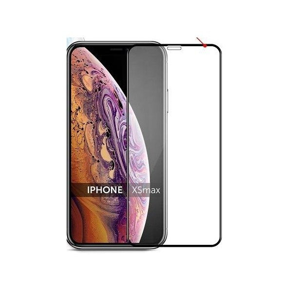 Apple Захисне скло iPhone XS Max Black (Код товару:8726) Харків - зображення 2