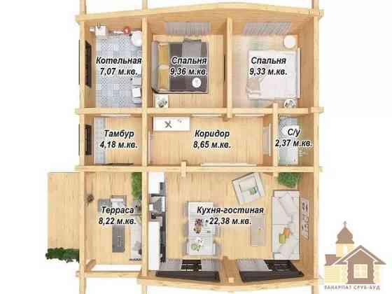 Купити зруб з бруса недорого під ключ — Закарпатська Перлина Одеса