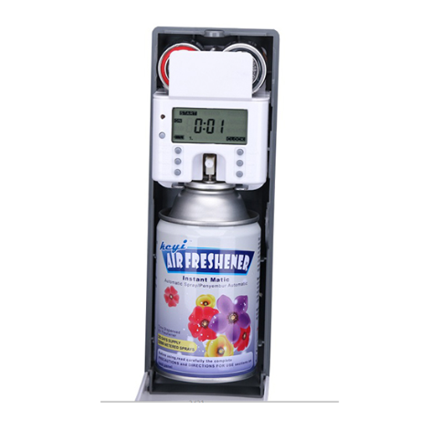 Бесшумный автоматический держатель баллончика-освежитель воздуха, ABS-пластик с LCD дисплеем Киев - изображение 2