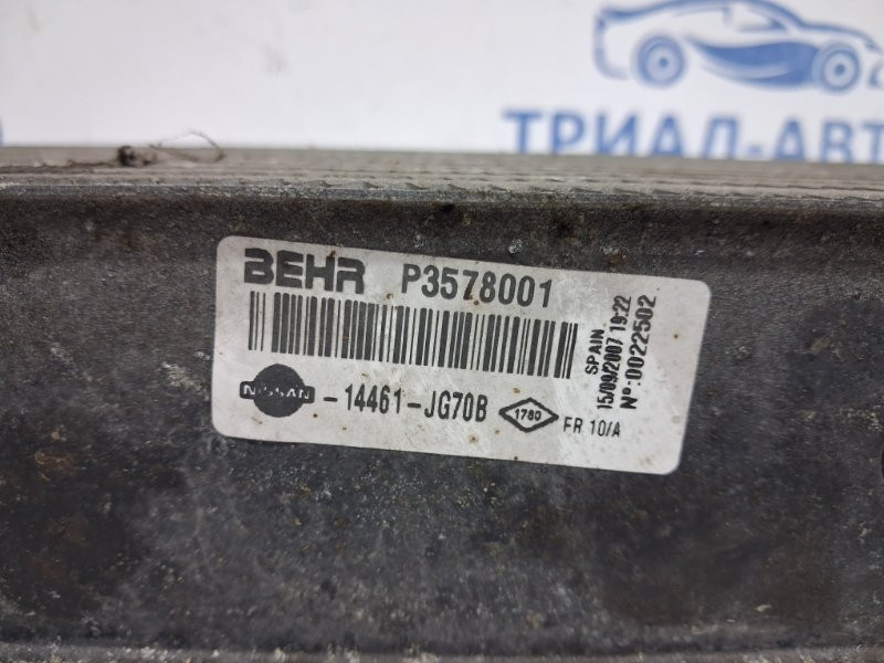 Радиатор интеркуллера Nissan X-Trail T31 2.0 DIESEL M9R 2007 (б/у) Киев - изображение 6