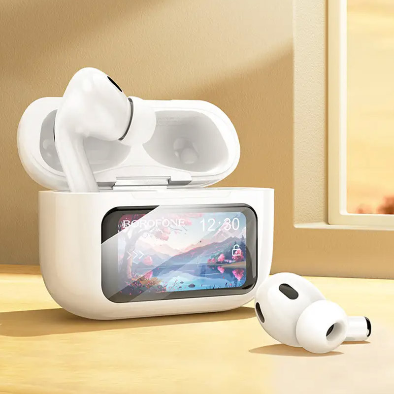 Беспроводные TWS наушники Borofone BW76 Brocade with Touch Screen and ANC Херсон - зображення 7