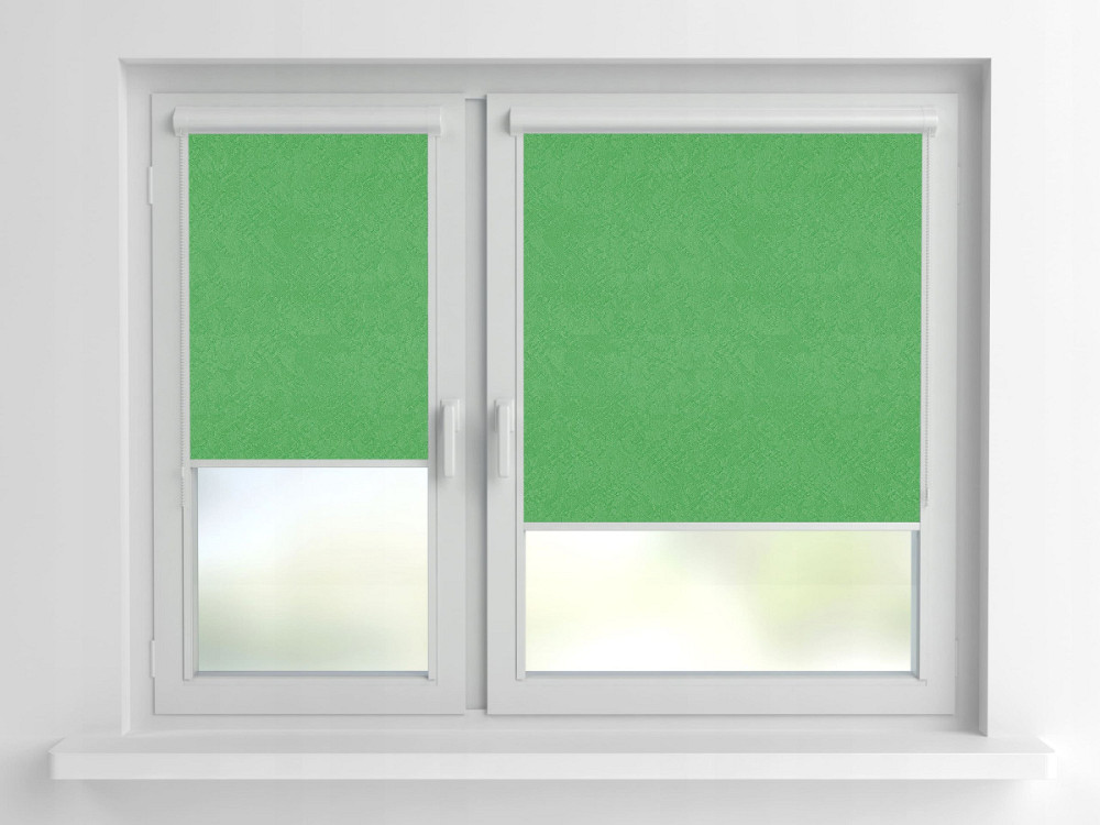 Рулонна штора Rolets Агат 2-2159-900 90x170 см закритого типу Зелена Киев - изображение 1