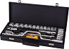 Набор инструментов MASTERTOOL PROFI ½" 24 шт 10-32 мм гнутый вороток CrV50BV30 металлический кейс 78 Харків
