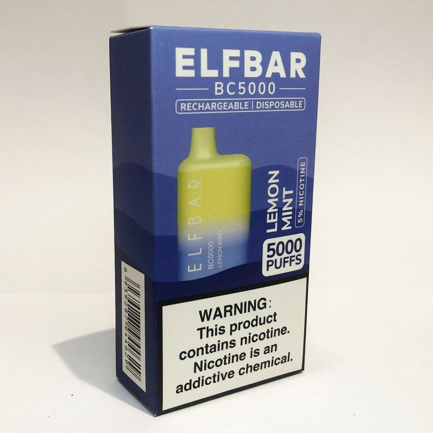 Електрона сигарета ELF BAR 5000 тяг (Лимон М'ята) Киев - изображение 2