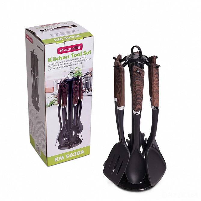 Набор кухонных принадлежностей Kamille Solvege 7 предметов Одесса - изображение 9