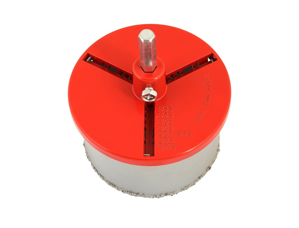 Сверло корончатое для плитки GRANITE 103 мм вольфрамовое напыление с платформой 2-08-203 Харків - зображення 3