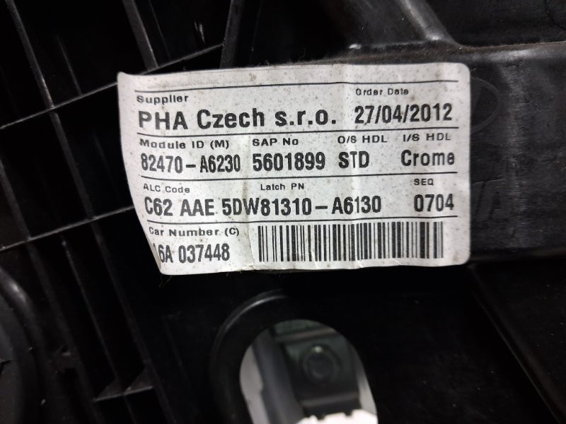 Стеклоподъемник передний левый Hyundai I30 GD 1.6 DIESEL D4FB 2011 (б/у) Київ - зображення 4