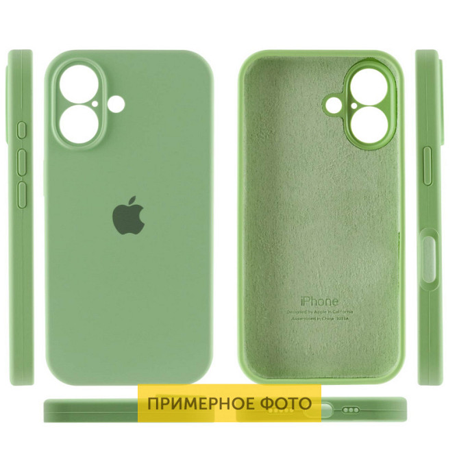 Чехол Silicone Case Full Camera Protective (AA) для Apple iPhone 16 (6.1") Херсон - изображение 3