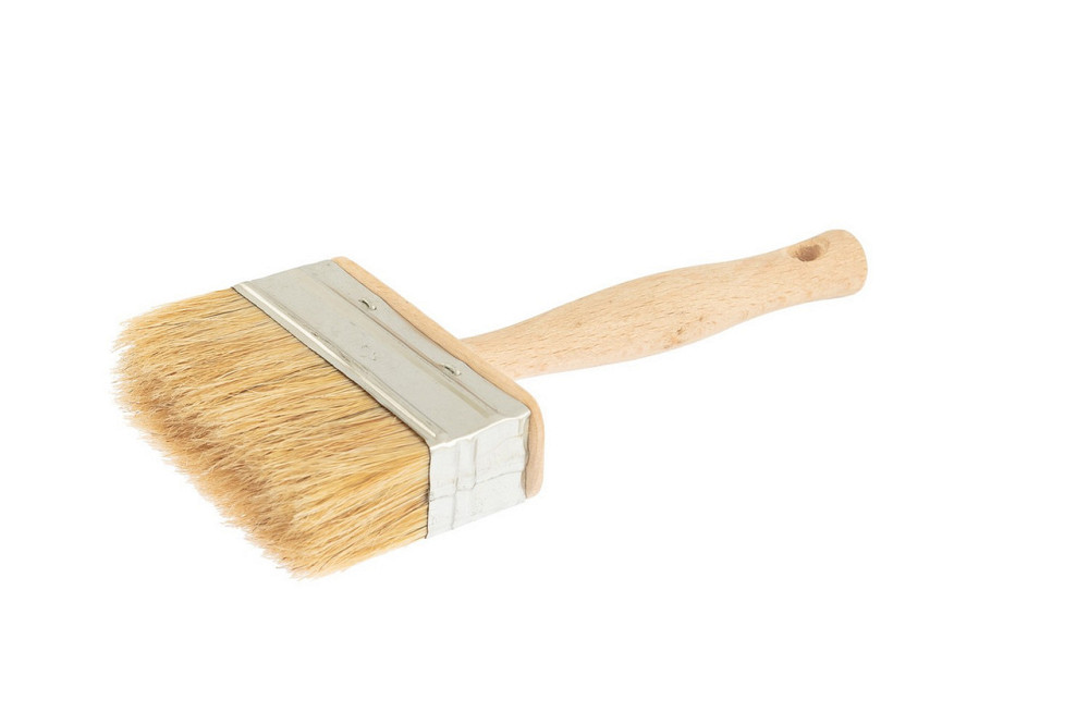 Макловица MASTERTOOL 90×30 мм натуральная щетина с деревянной ручкой 91-9209 Харків - зображення 3