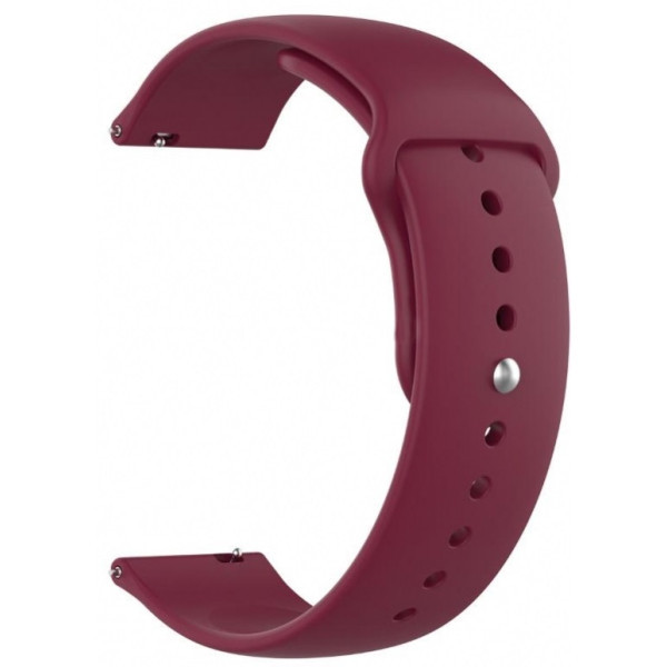 Ремінець ArmorStandart Silicone Watch Strap 22mm Marsala (ARM80665) Харків - зображення 2