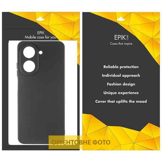 Чехол TPU Epik Black Full Camera для Infinix Hot 60 Pro+ Херсон