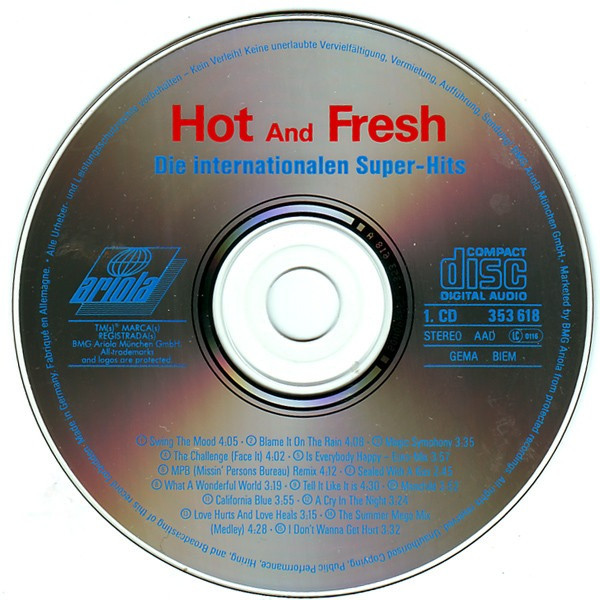 2CD Hot & Fresh - Die Internationalen Super-hits Вінниця - зображення 3