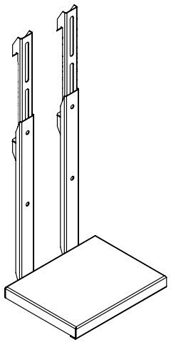 Полка универсальная для тюнера Electriclight LC-13-Black 150х190 мм черная Київ - зображення 3