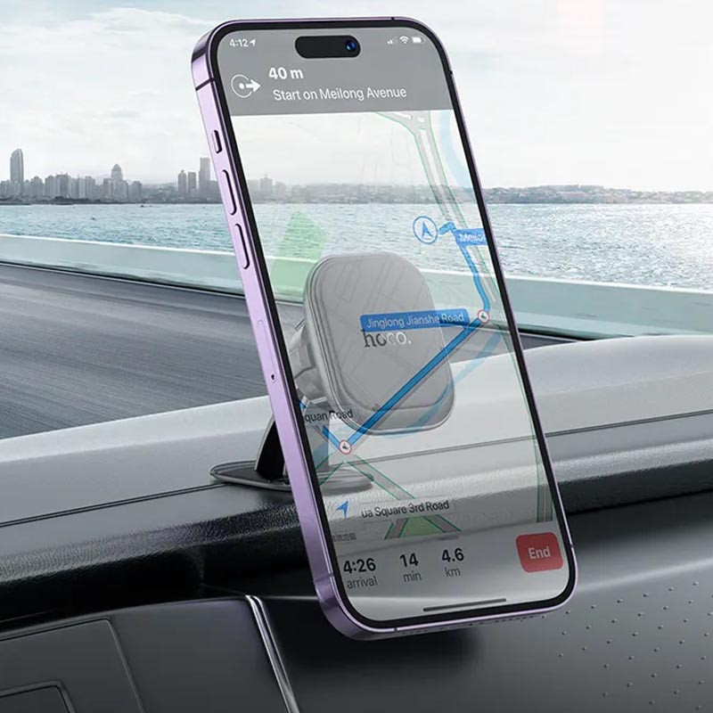 Автодержатель Hoco H30 Brilliant magnetic (center console) Херсон - зображення 4