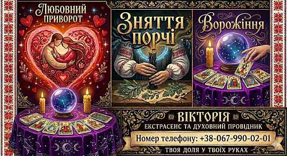 Послуги ясновидиці у Львові: ворожіння, любовна магія, зняття порчі. Львів