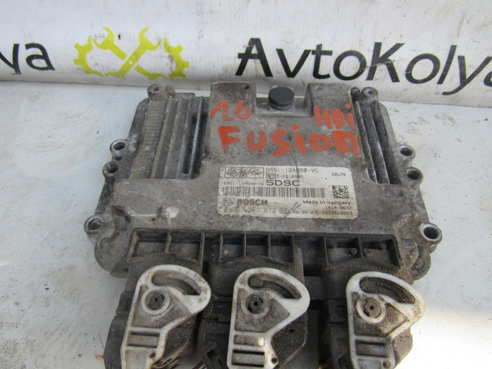 Блок управления двигателем Ford Fusion 1.6 TDCI 2002-2012 (6S61-12A650-VC) Ковель - зображення 2