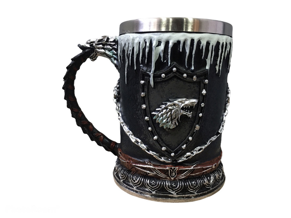 Кружка Чашка Бокал Викинг Воин таинство 3 Молот Тора Нержавеющая Сталь (код 00512) Київ - зображення 10