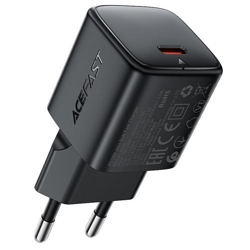СЗУ Acefast A118 PD30W GaN (1USB-C) + кабель Type-C to Type-C Херсон - изображение 5