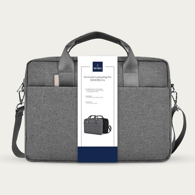 Сумка для ноутбука WIWU Minimalist Laptop II 13.3" / 13.6" / 14.2" Херсон - зображення 4