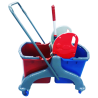 Тележка для уборки Planet на 2 ведра по 25 л с отжимом New Київ