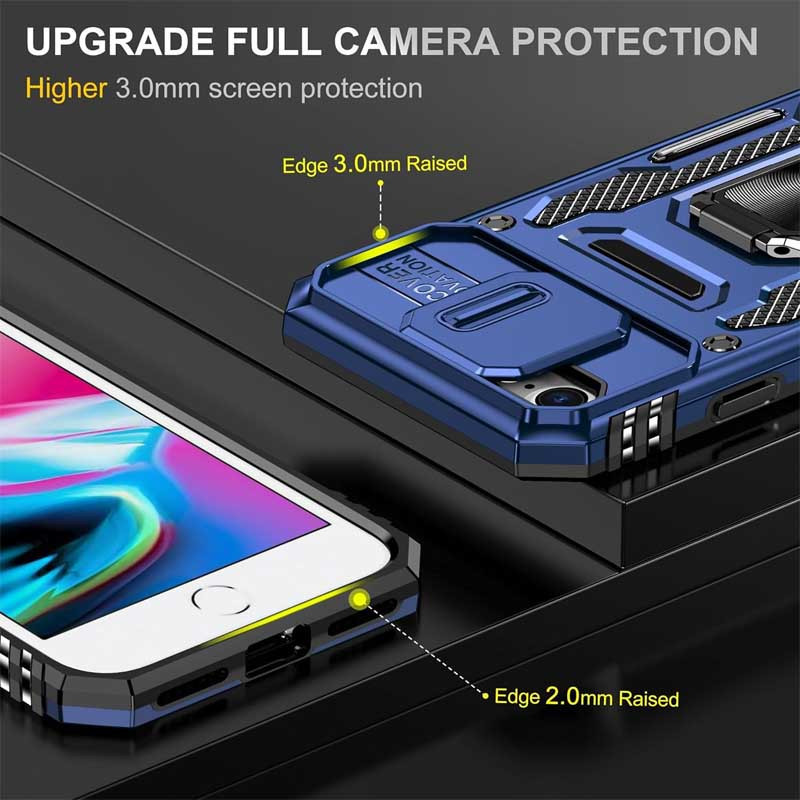 Ударопрочный чехол Camshield Army Ring для Apple iPhone 7 / 8 / SE (2020) (4.7") Херсон - изображение 3
