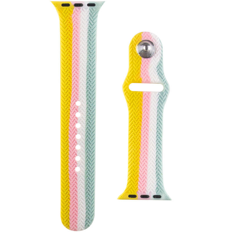 Уценка Силиконовый ремешок Braided для Apple Watch 38/40/41/42mm(ser.10) Херсон - зображення 1