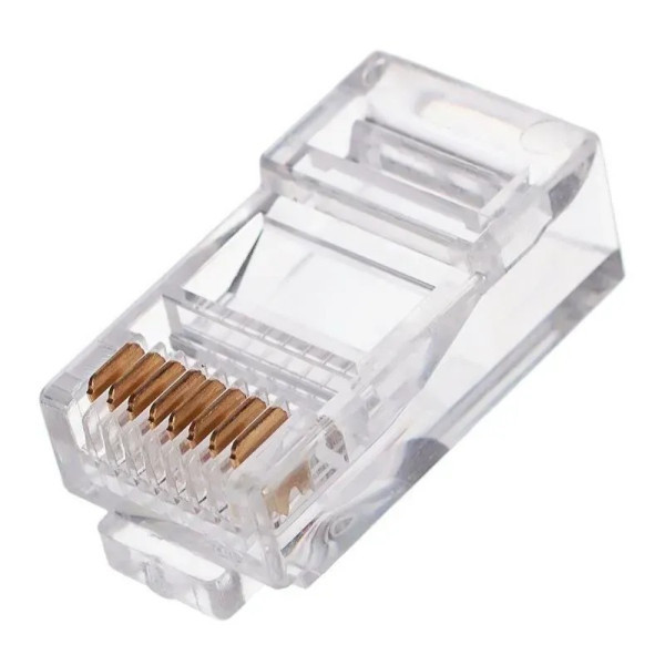 Конектор Cablexpert RJ-45 із позолоченими контактами 10шт (PLUG3UP6/10) Харьков - изображение 1