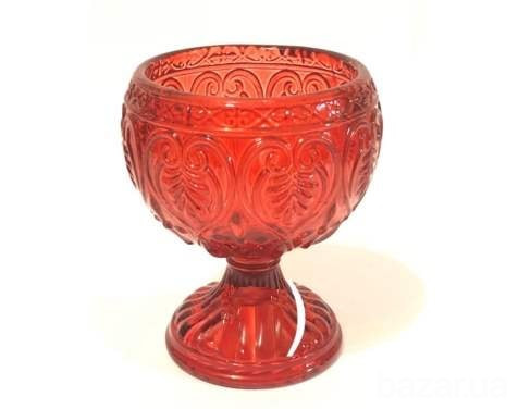 Лампада настольная. Красное стекло Киев - изображение 1