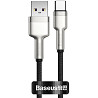 Кабель Baseus Cafule USB to Type-C 66W 0.25m Black (CAKF000001) Харьков
