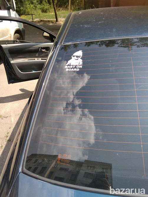 Наклейка на авто Ребенок в машине"Baby on board" Бориспіль - зображення 2