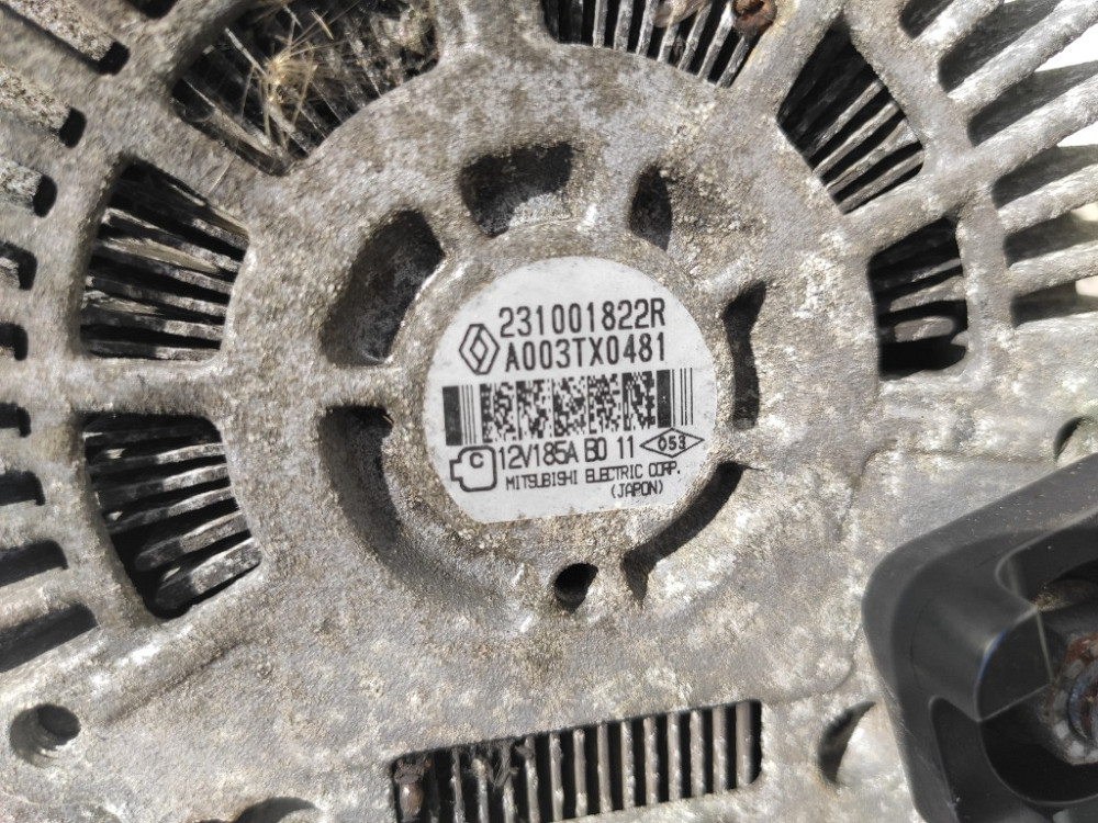 Генератор 185A Renault Master III 2.3 dci 2010-2018 (231001822R) Ковель - зображення 5