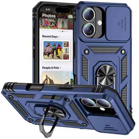 Чехол Ummi Camshield Serge Ring для Apple iPhone 16 (6.1") Херсон